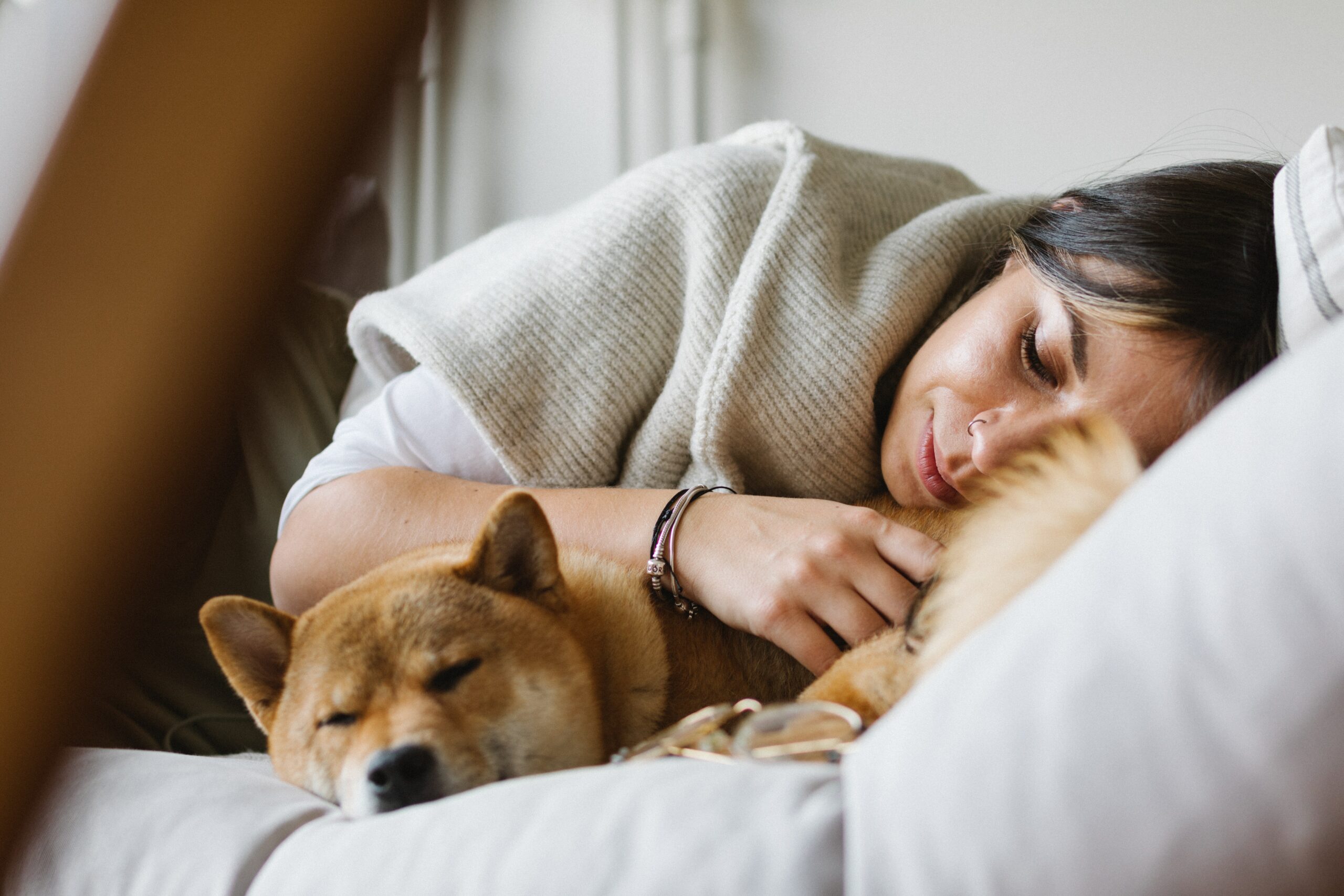 benefits of allowing your dog to sleep in your bed