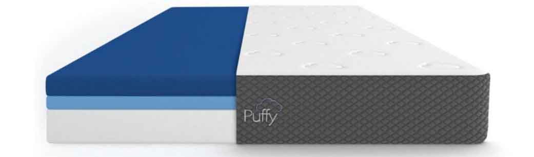 puffy mattress inside disection