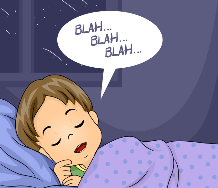 cartoon sleep talker