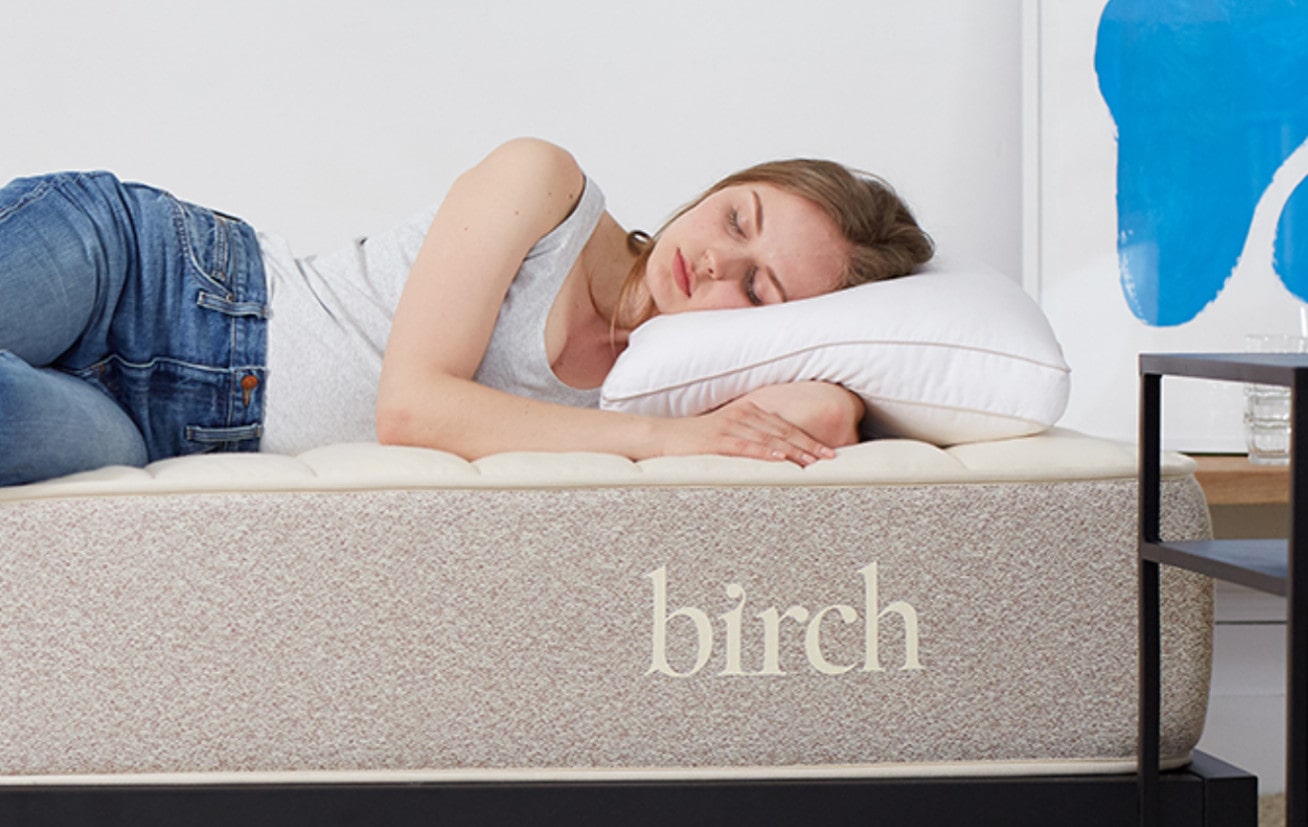 sleeping on a birch mattress