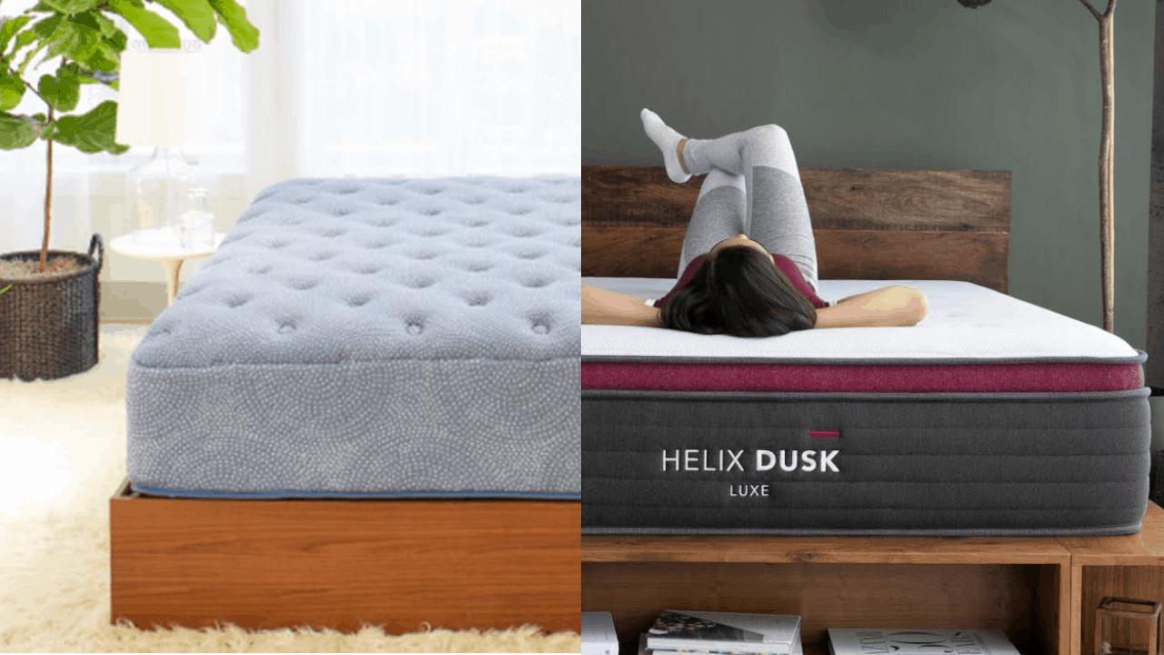 Helix Luxe vs Luft Bed Comparison