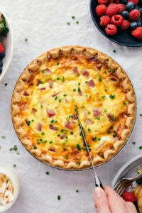 quiche is perfect for breakfast in bed