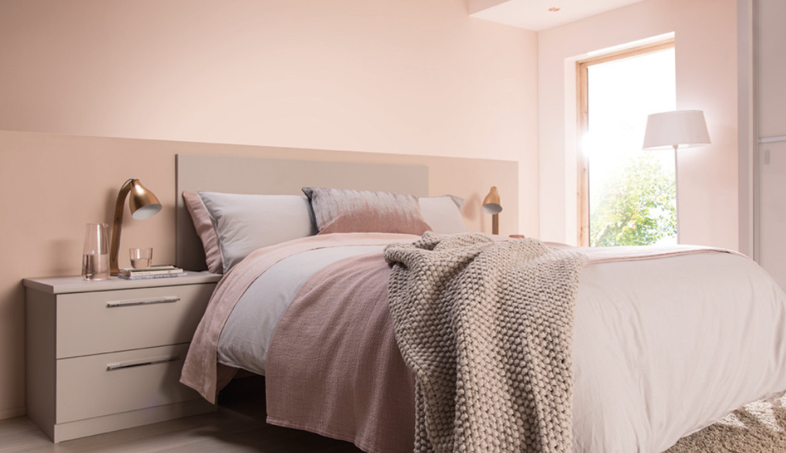 does natural blush pink skin tones work well for bedrooms?