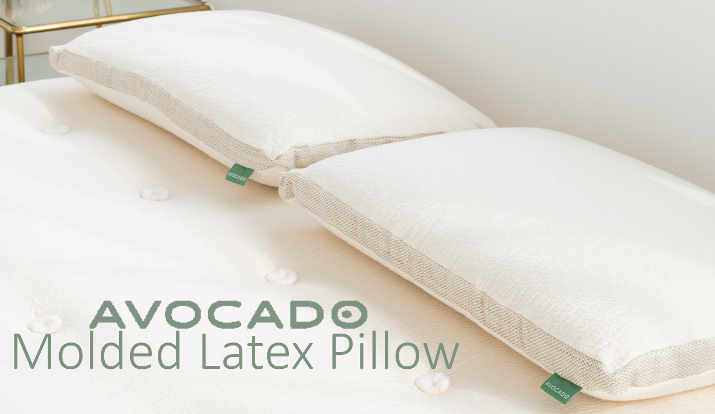 avocado molded latex pillow review