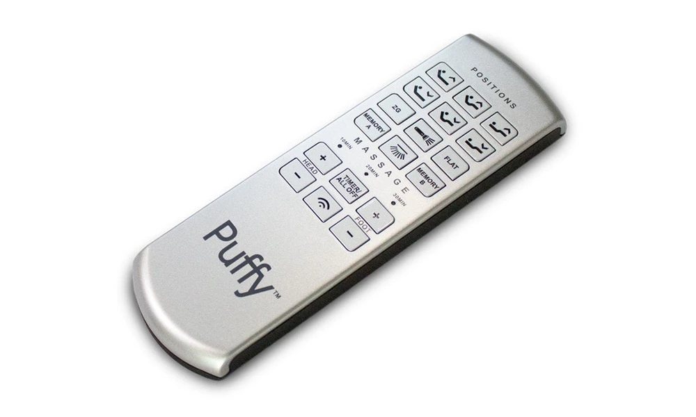 puffy adjustable bed remote control wireless review