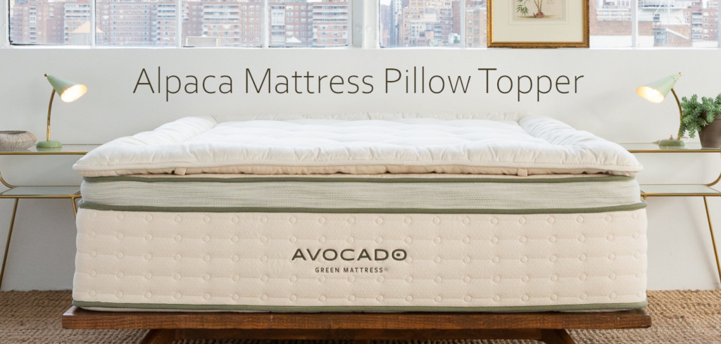 alpaca wool mattress pad topper