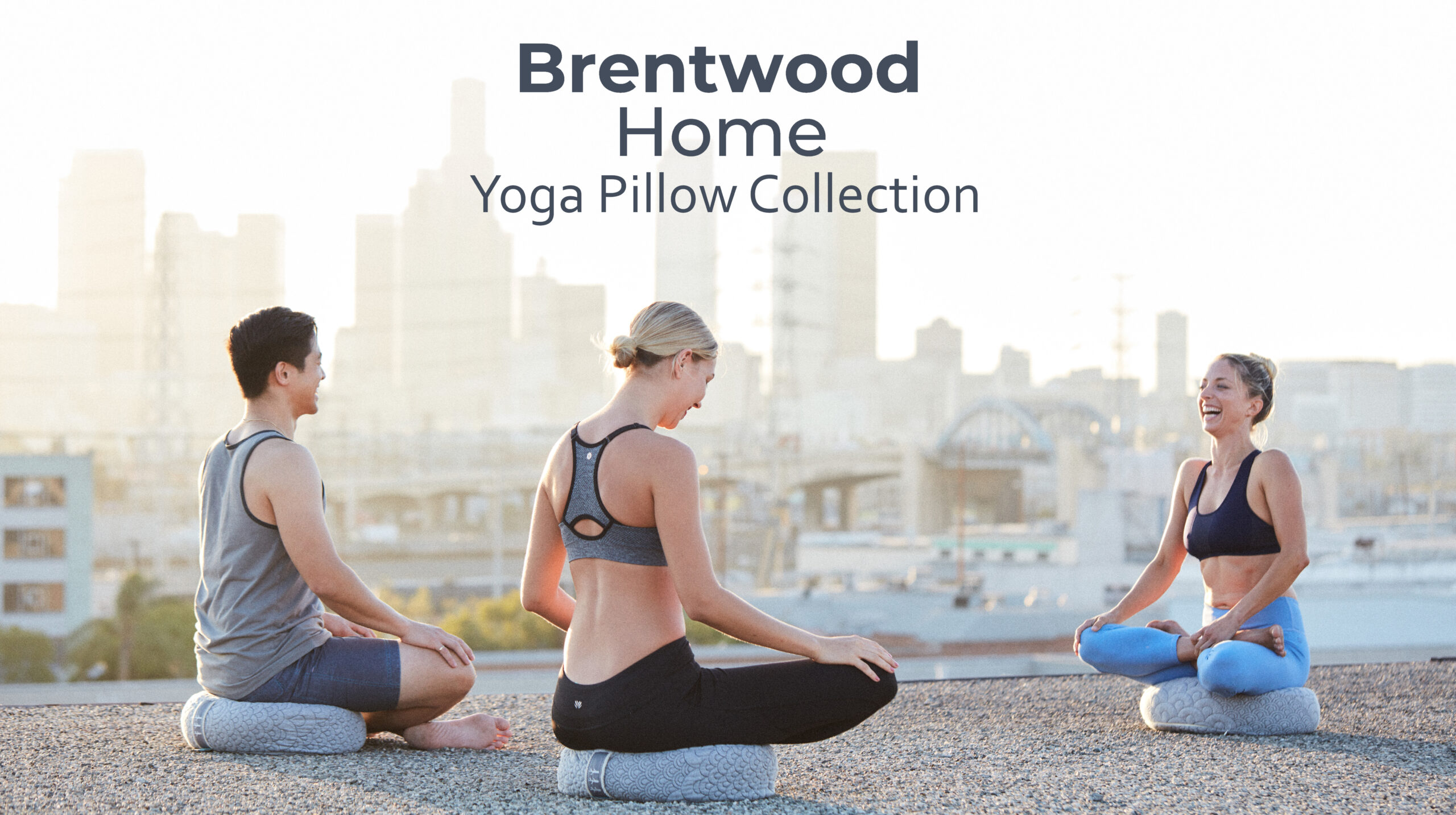 brentwood home yoga pillow collection