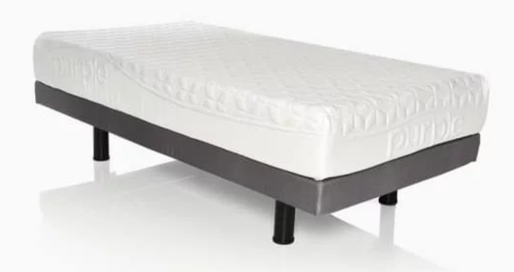review for the adjustable bed frame by purple