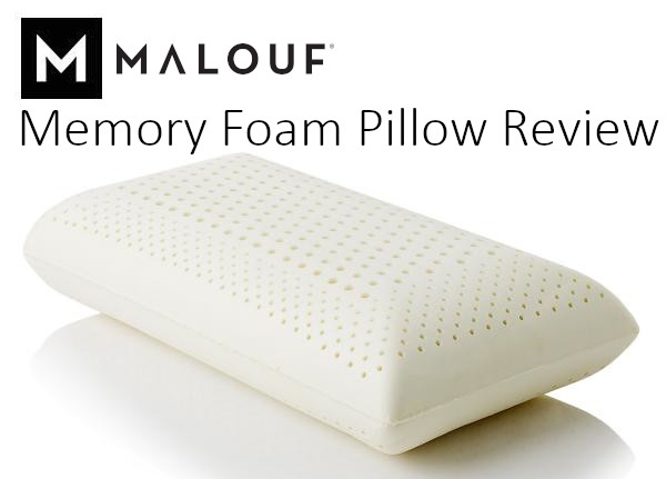 the malouf memory foam pillow comfort