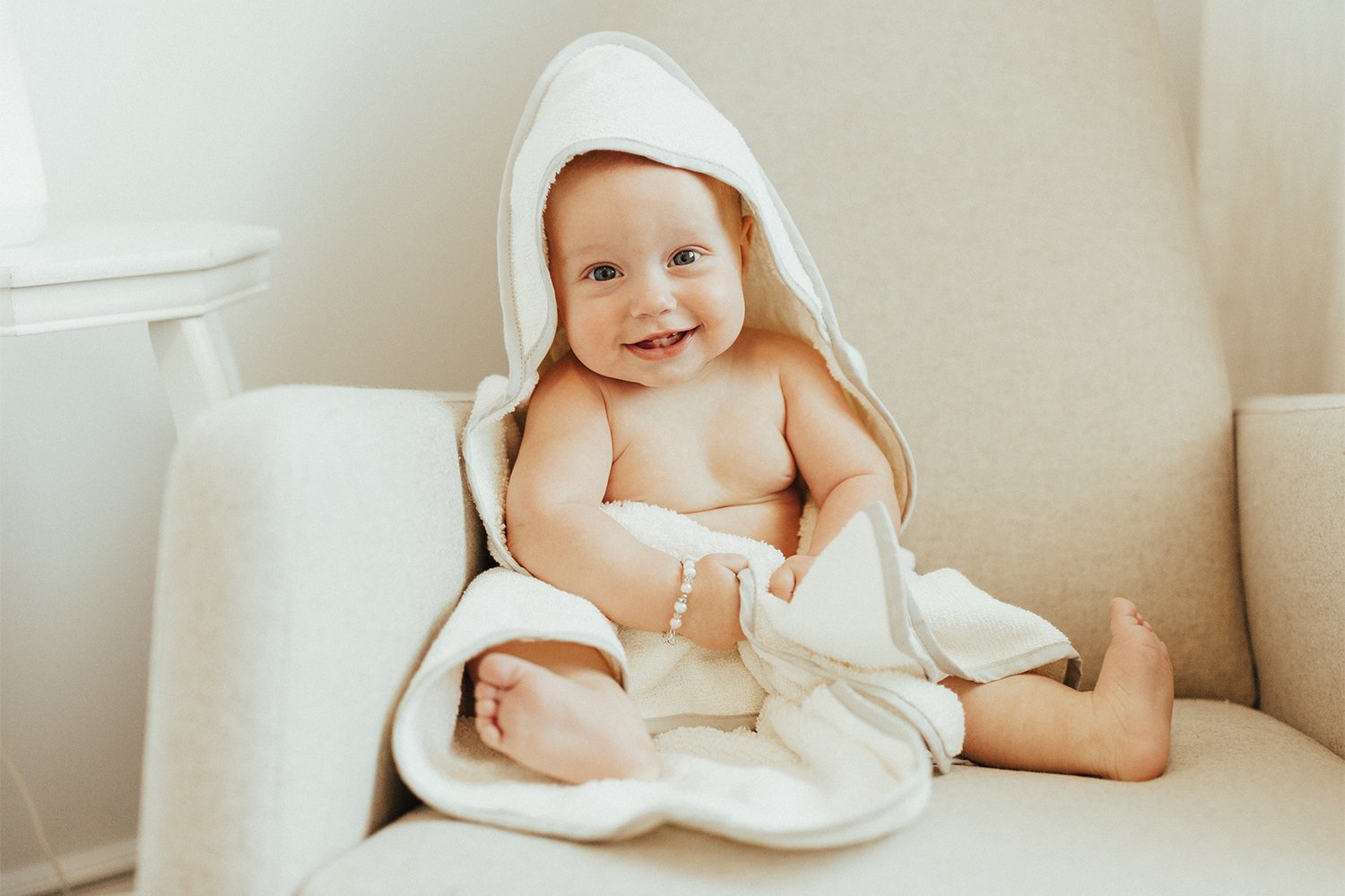 cotton hooded infant towel