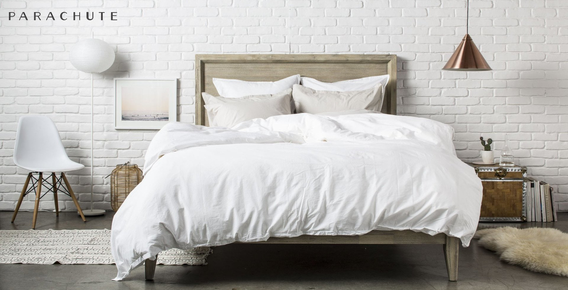all white parachute percale sheets review