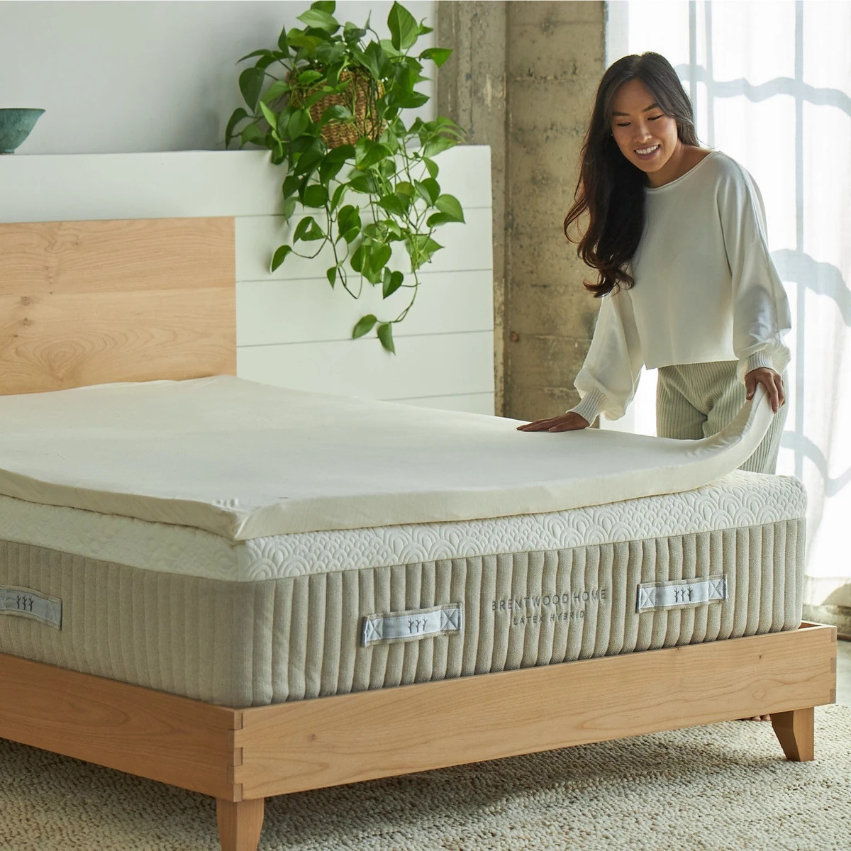 latex mattress topper from bretnwood home review