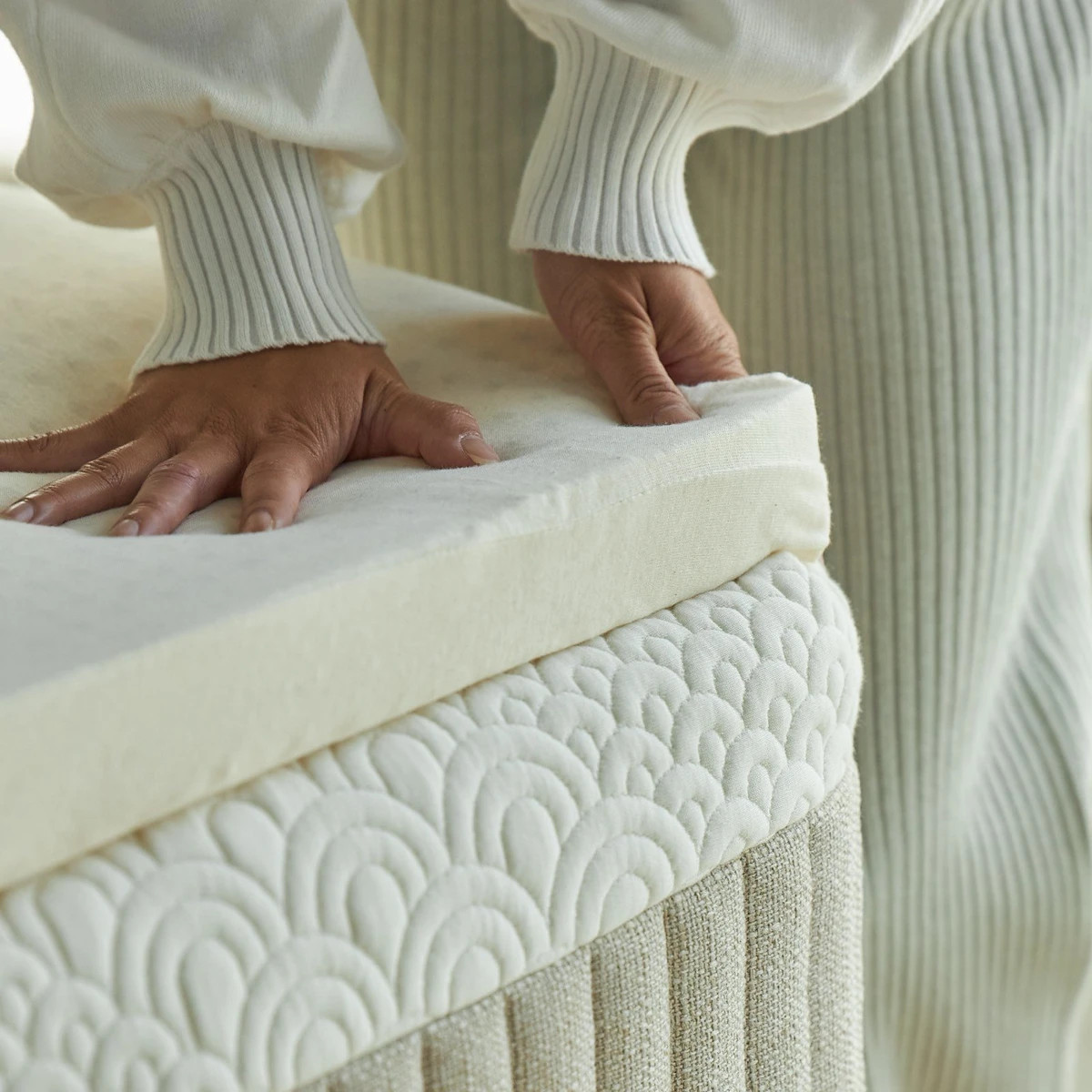 is the organic latex mattress topper comfortable?