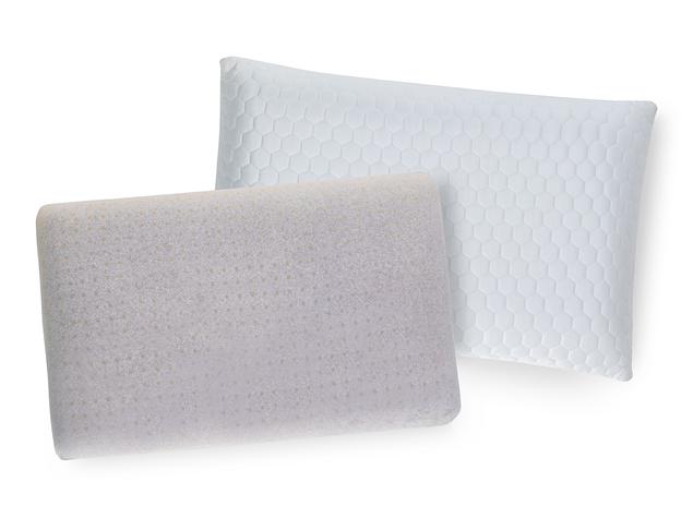 aurora luxury cooling memory foam pillow review