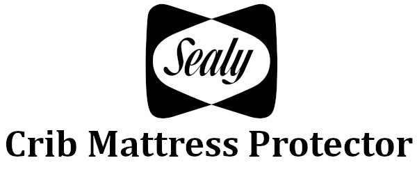 the sealy crib mattress protector logo