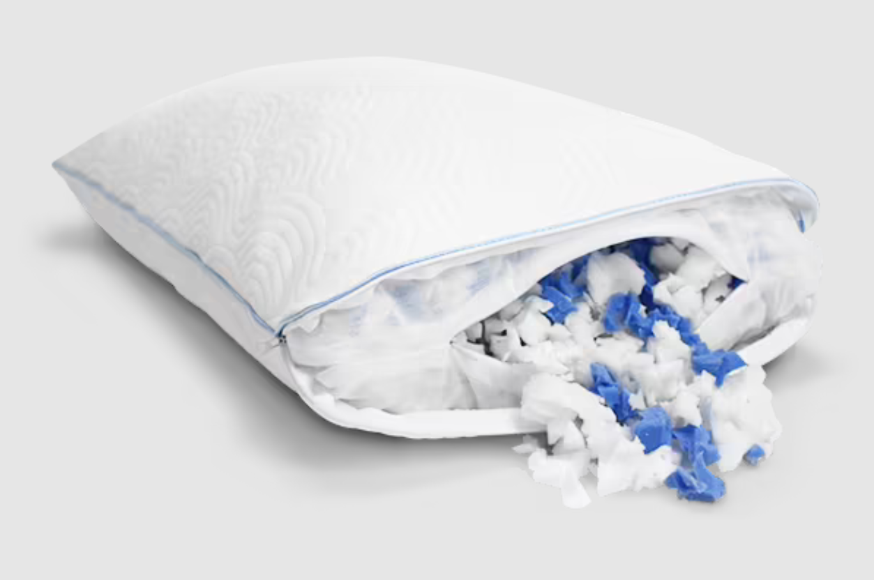 tempur-blend pillow memory foam blend