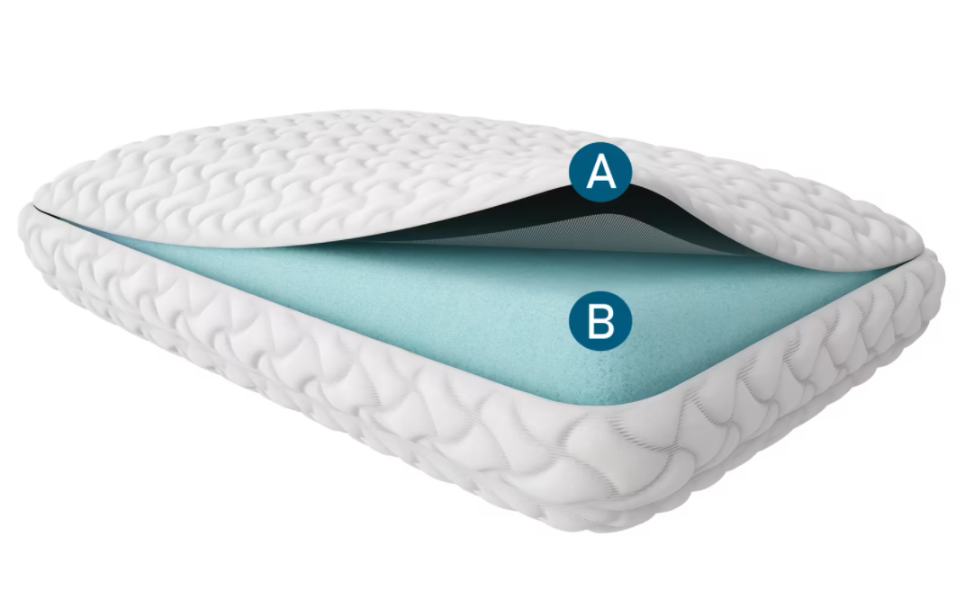 tempur-cloud material polyester cover memory foam pillow