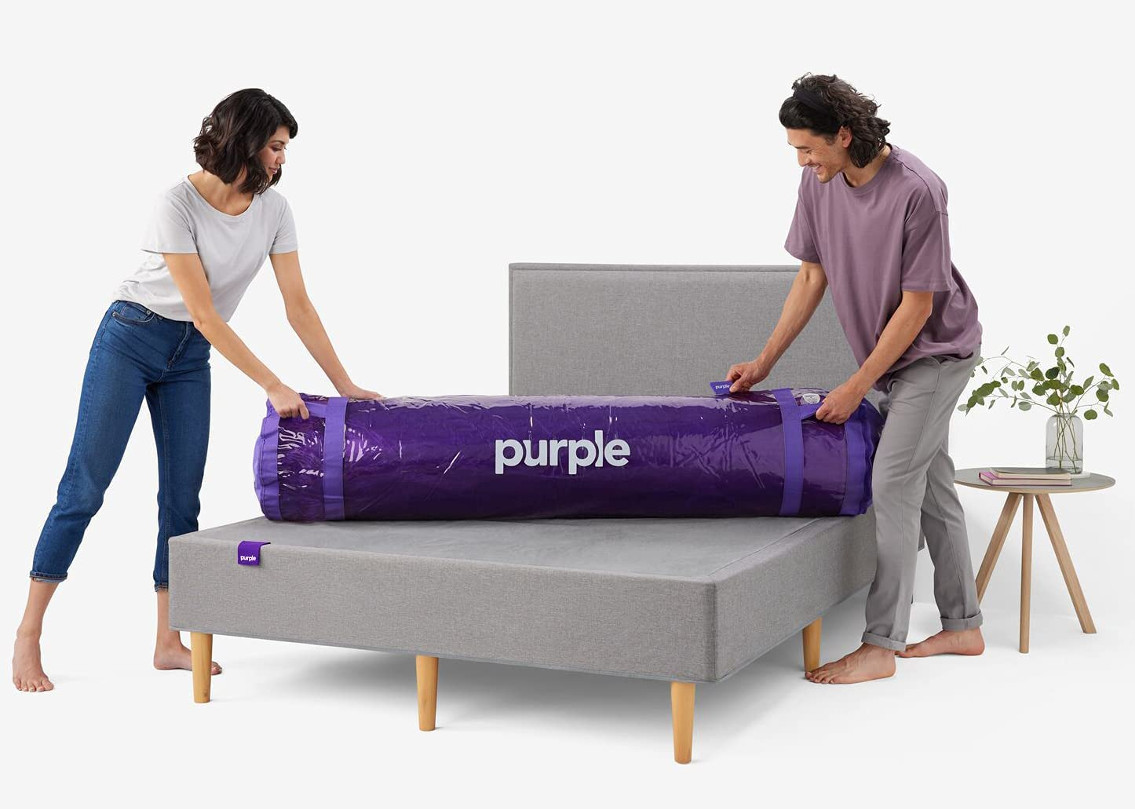purple mattress polymer grid