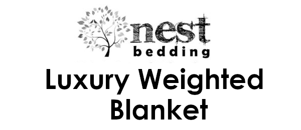 nest bedding luxury weighted blanket logo